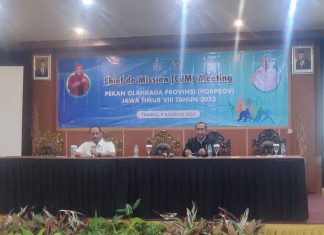 KONI Jatim Gelar CdM Meeting dengan KONI Kota/Kabupaten