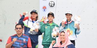 Alma Ariella Tsany (jaket hijau) sukses meraih medali emas di PON XXI 2024 Aceh-Sumut.