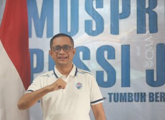 Mirza Muttaqien Terpilih Aklamasi Ketua POSSI Jatim