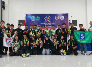 Cabor Muaythai Porprov Direbut Surabaya sebagai Juara Umum