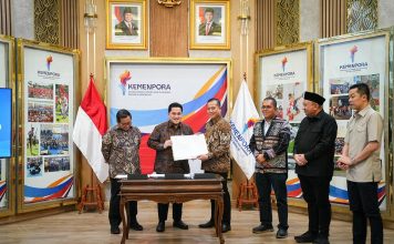 Menpora Erick Resmi Serahkan SK Penetapan Tuan Rumah PON XXII Tahun 2028 Kepada DKI Jakarta, NTT dan NTB