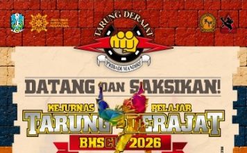 Kejurnas Tarung Derajat BHS Cup III Digelar 28-30 Agustus 2026