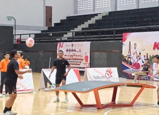 Teqball Jatim Target Emas di PON Pantai 2026